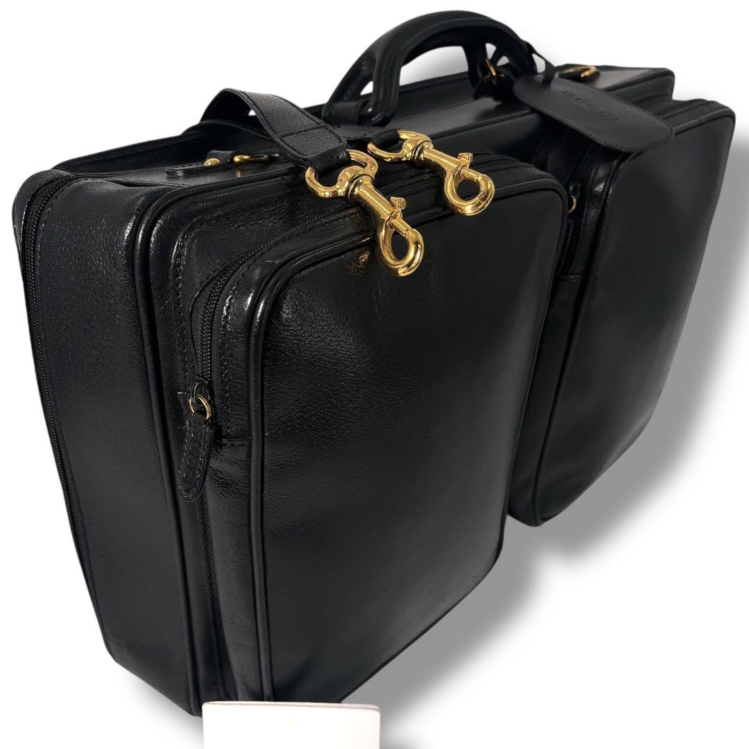 【高級】GUCCI グッチ　2WAY スーツケース　キャリーケース　ビジネス