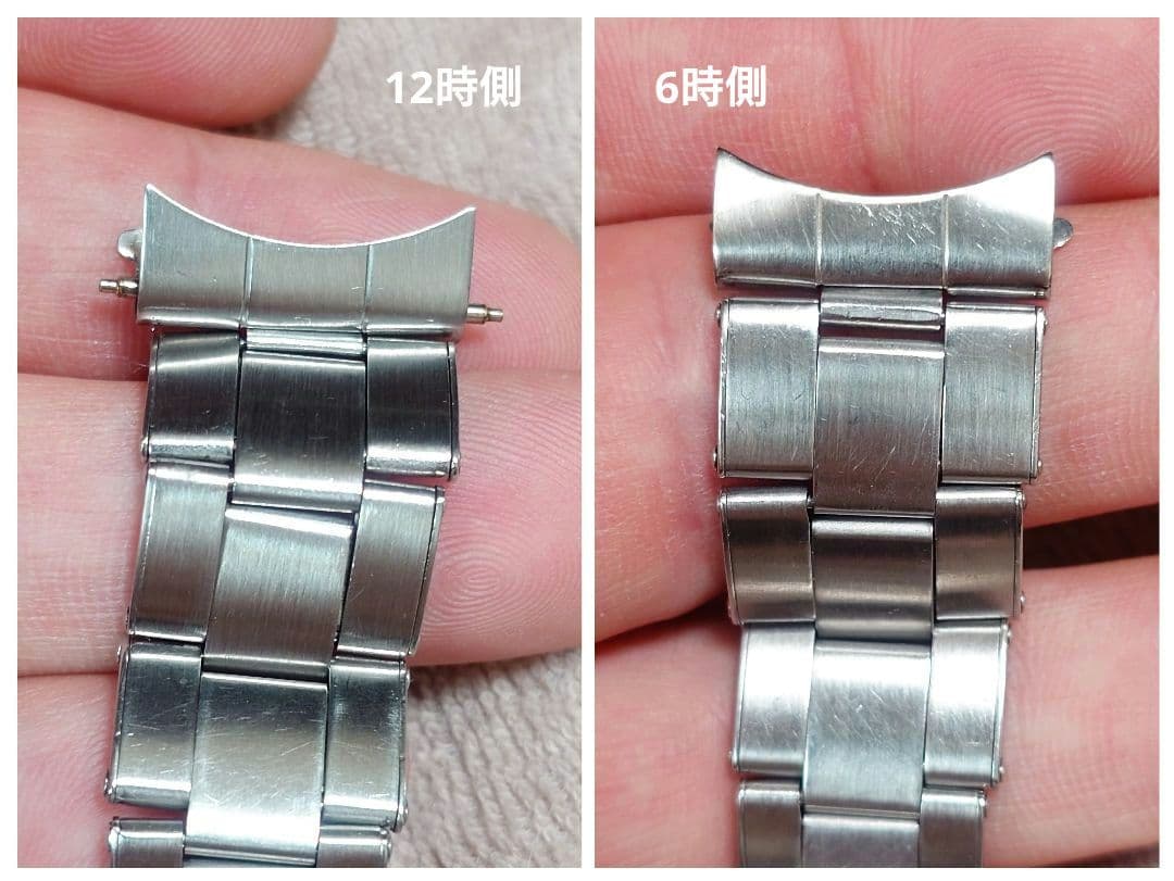ROLEX ロレックス リベットブレス 19mm 訳あり