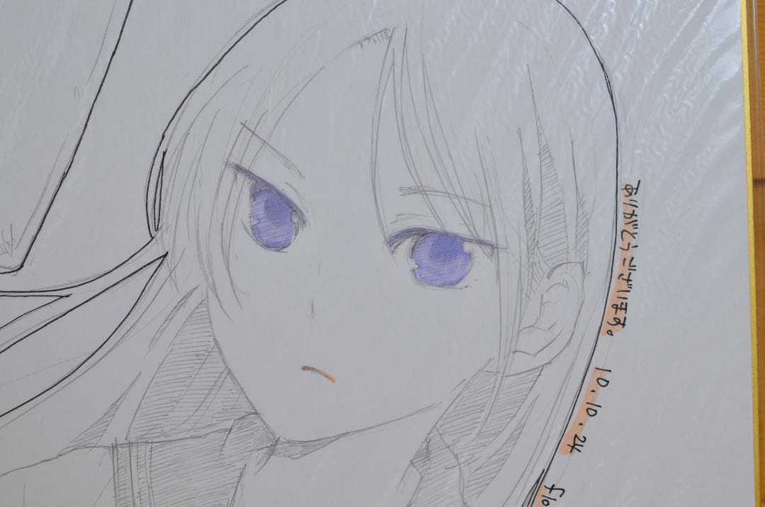 手書きイラスト（直筆）色紙 / FLOWERCHILD