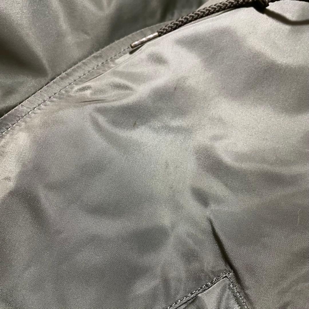 USA 90s ALPHA アルファ N-2B フライトジャケット L カーキ