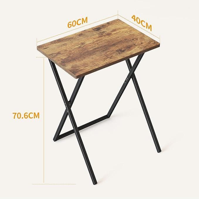 Cubiker 折りたたみデスク 幅60cm奥行き40cm ブラウン