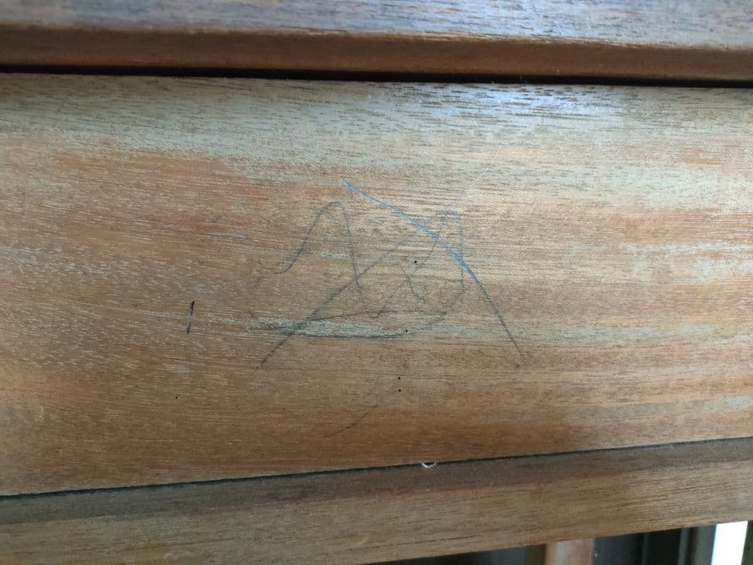 古い子供用の長机　アンティーク　古家具