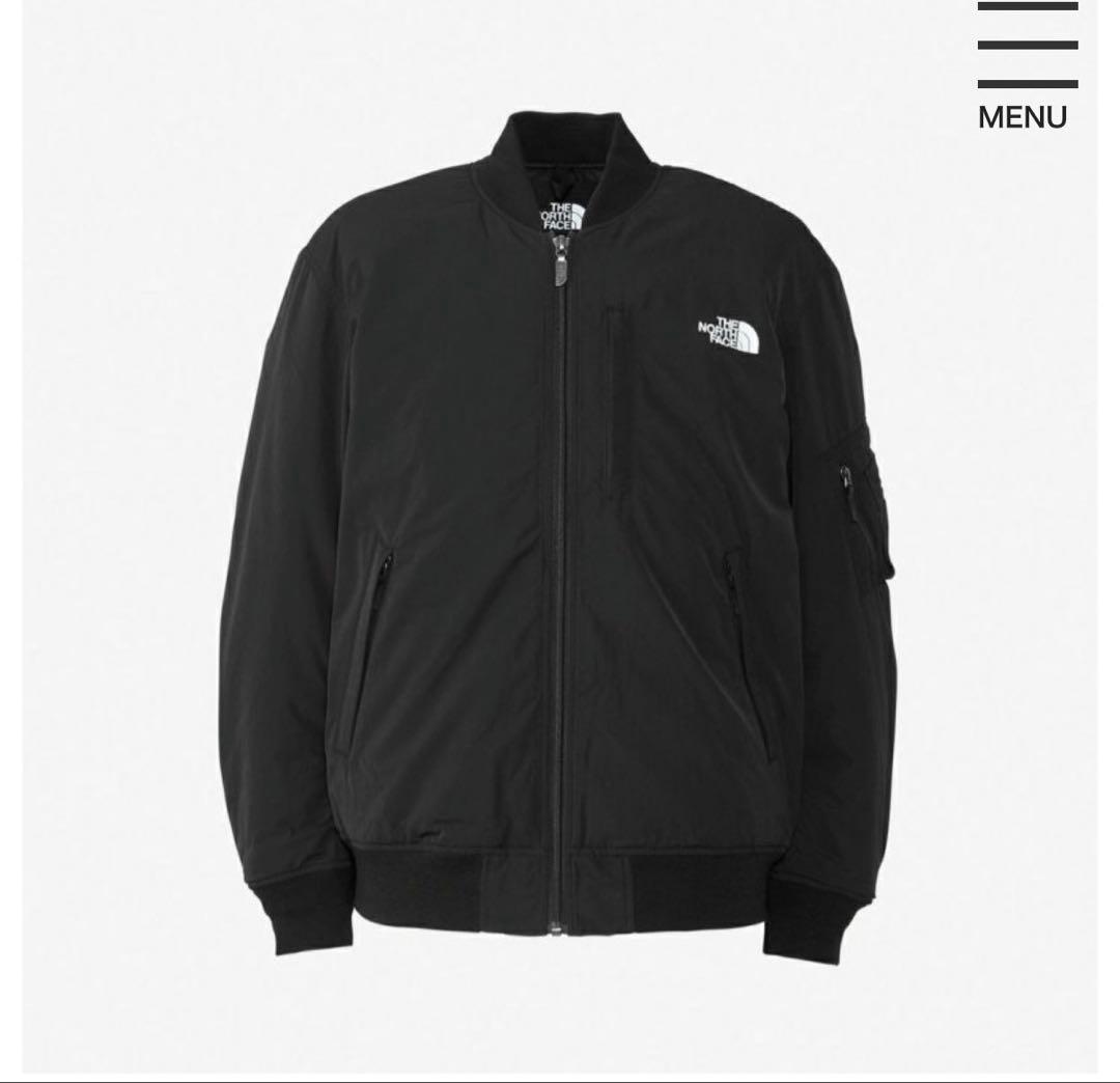 ノースフェイスインサレーションボンバージャケット ブラックM NY82334