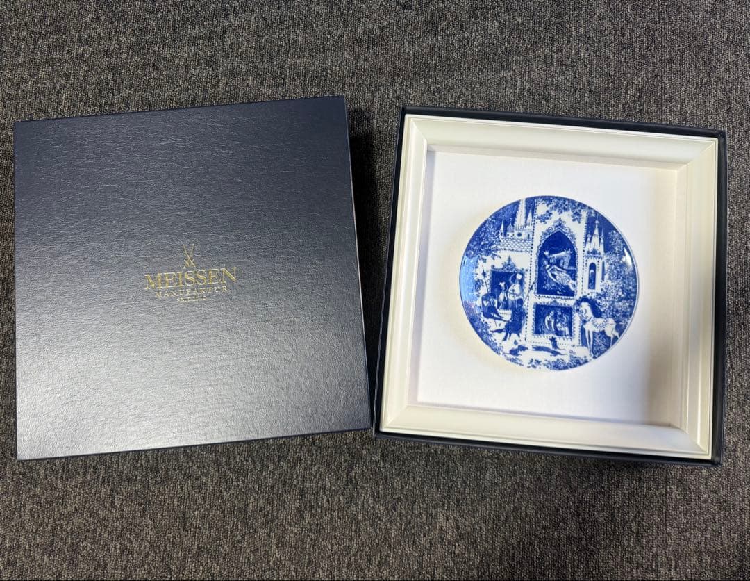 【新品】 MEISSEN マイセンいばら姫 プレート 絵皿 額装 童話