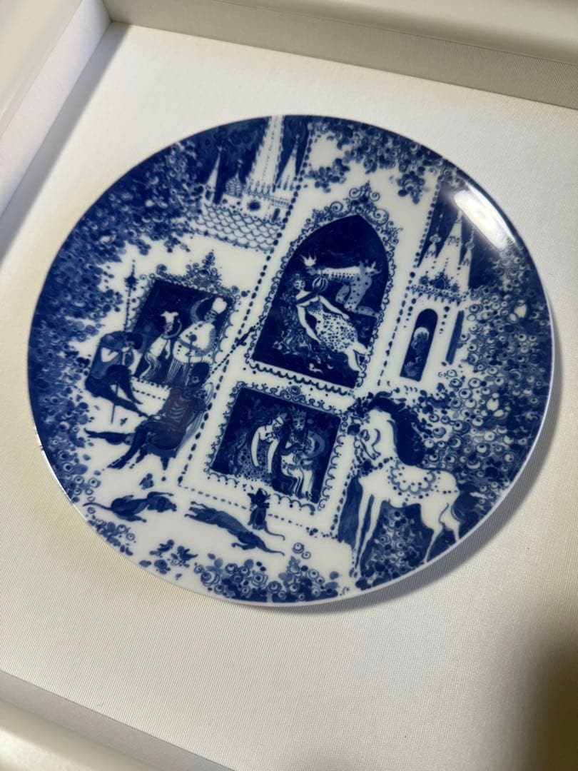 【新品】 MEISSEN マイセンいばら姫 プレート 絵皿 額装 童話