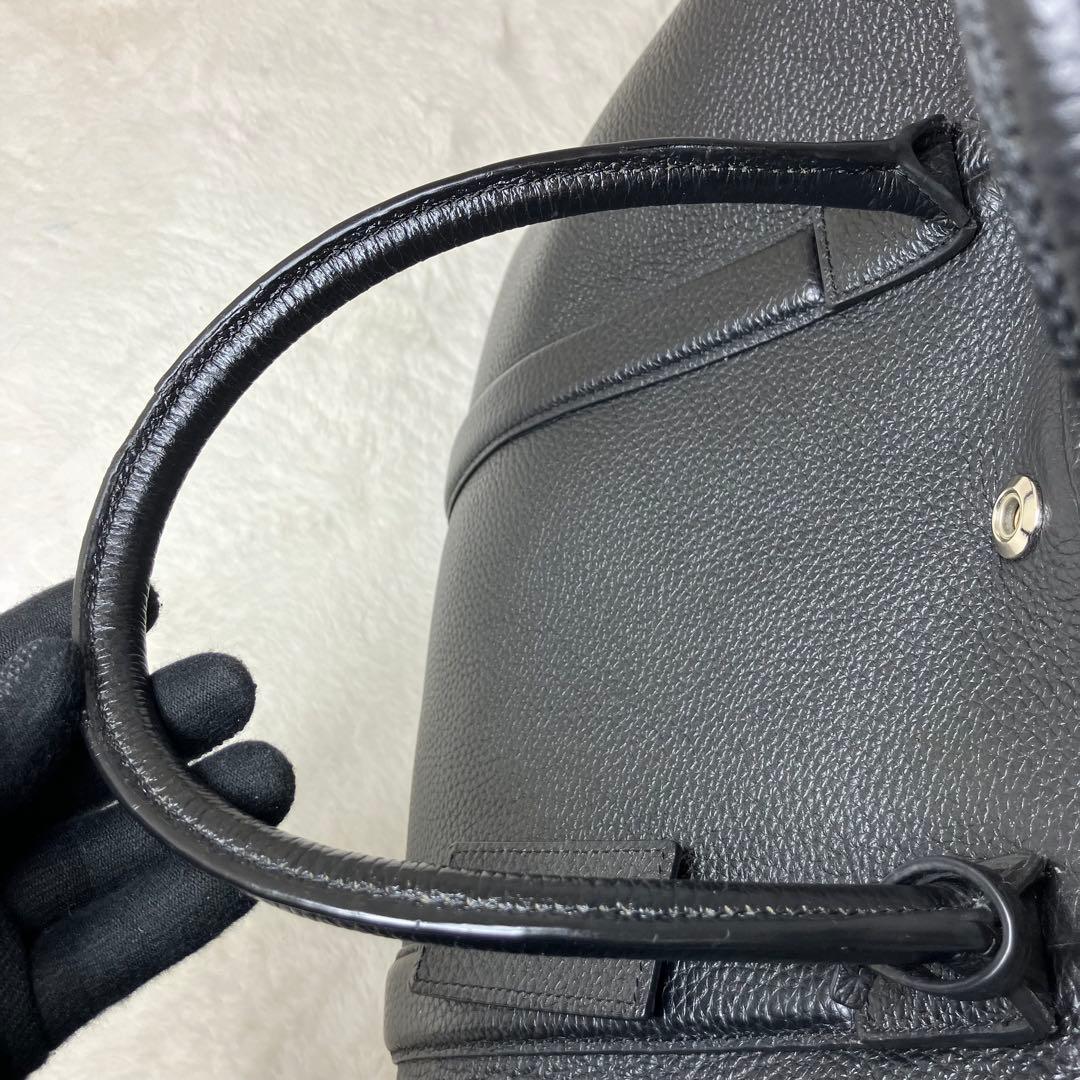 バーニーズニューヨーク✨メルセデスベンツ 別注 A4 本革 トートバッグ 黒