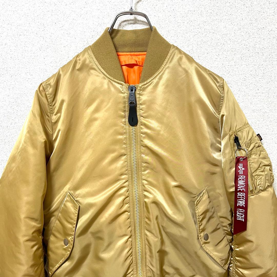極美品 ALPHA INDUSTRIES MA-1 S フライトジャケット 短丈