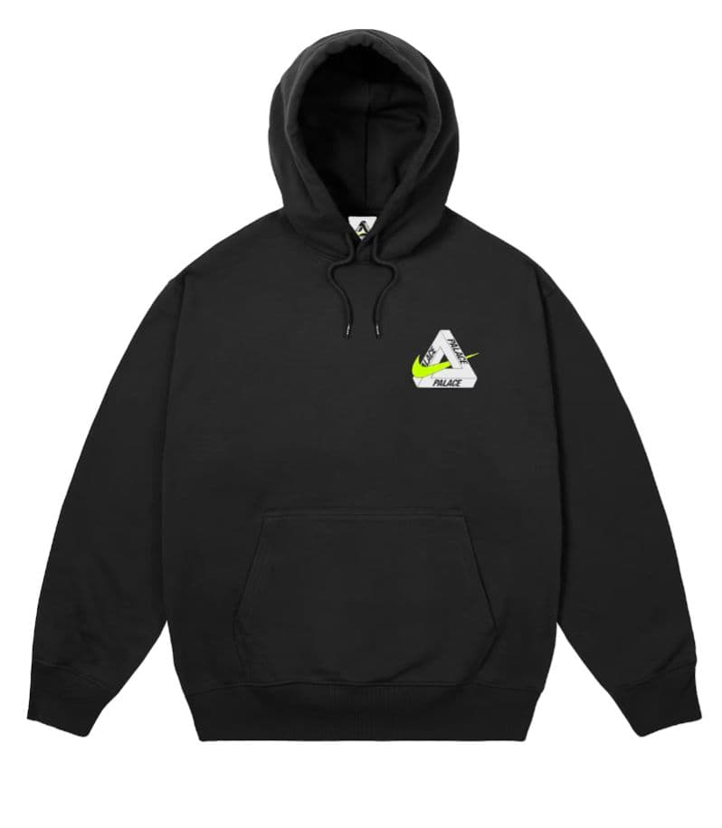 palace nike tri swoosh hood Mサイズ 黒色