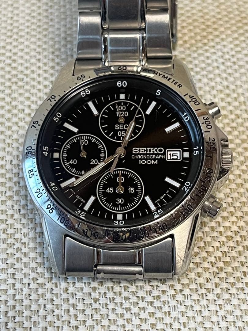 SEIKO セイコー 7T92-0DW0 クロノグラフ クォーツ ジャンク