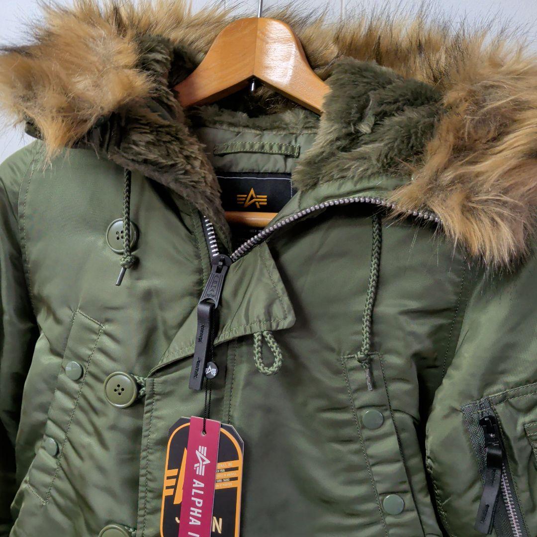 ALPHA INDUSTRIES ミリタリージャケット オリーブグリーン