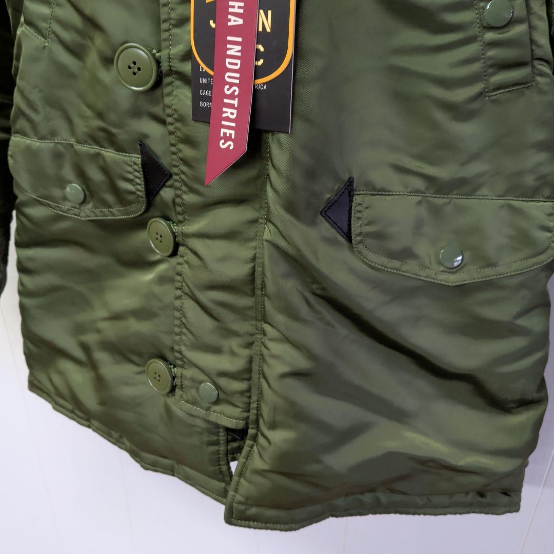 ALPHA INDUSTRIES ミリタリージャケット オリーブグリーン