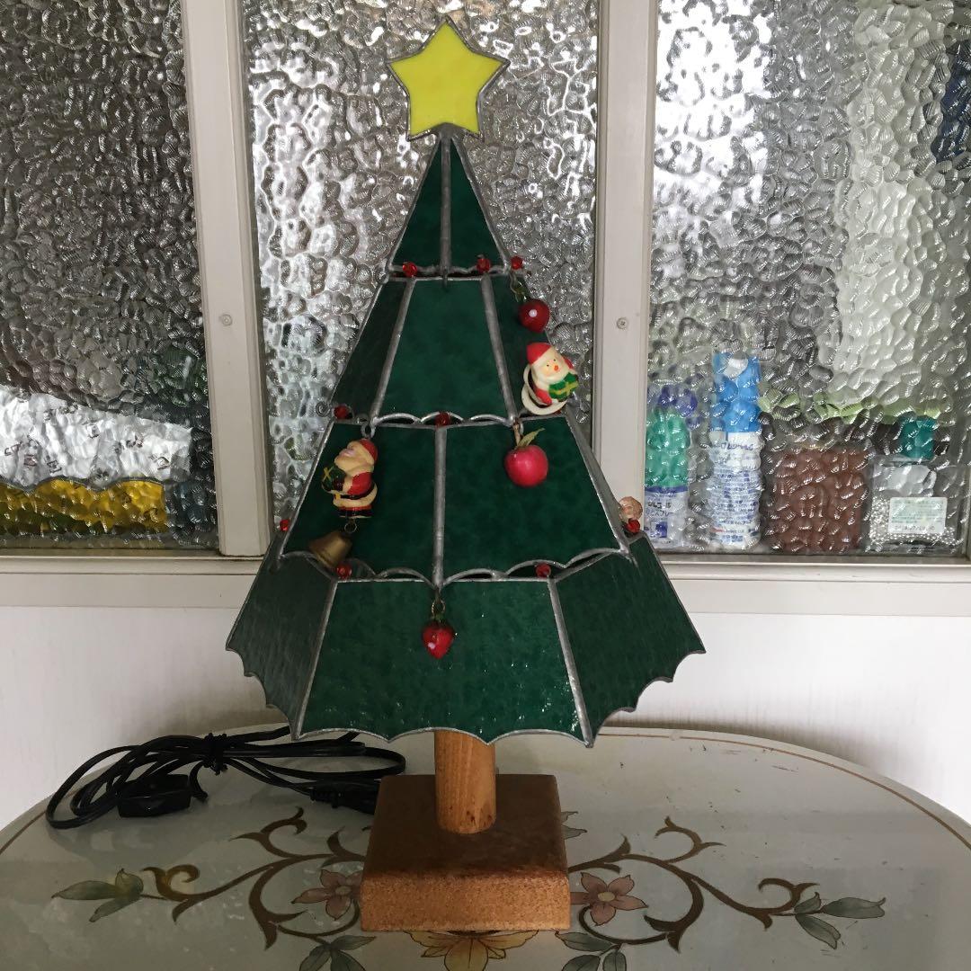 ステンドグラス底面ミラー花BOX