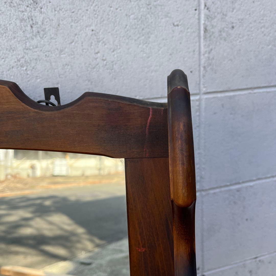 karimoku オールド カリモク◾️棚板付き 壁掛けミラー ウォールミラー 鏡