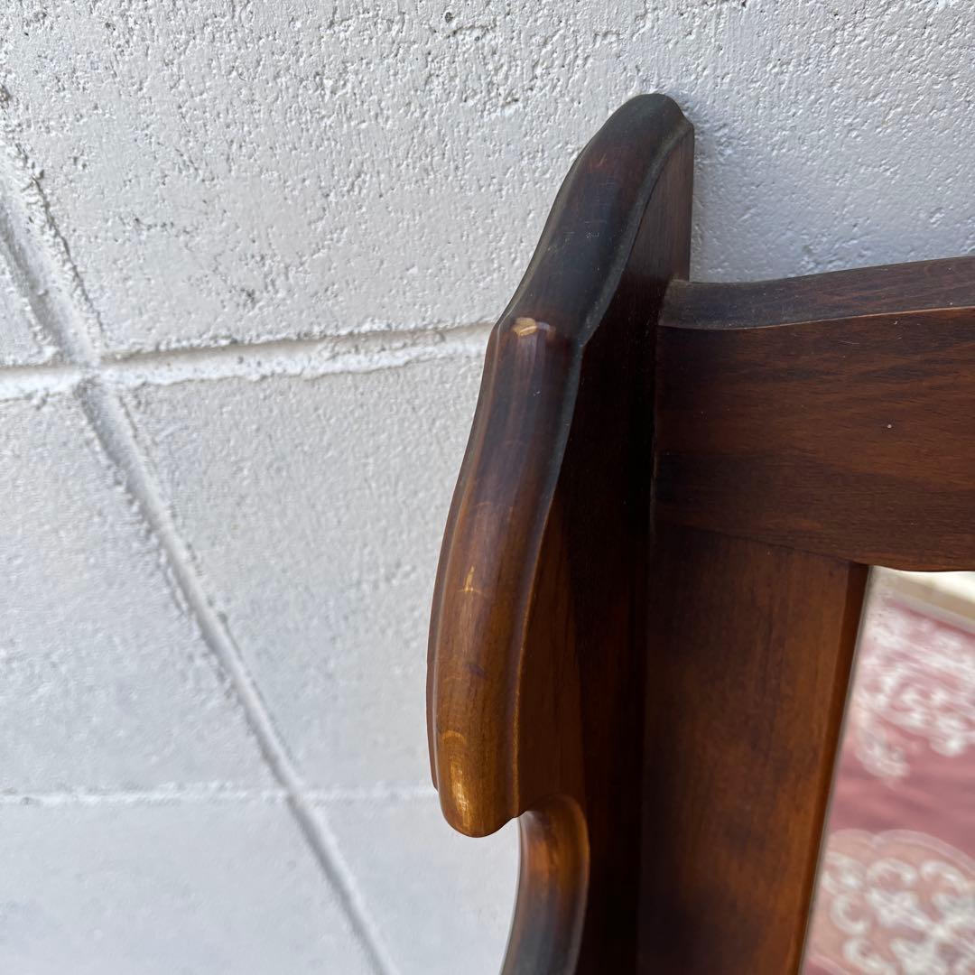 karimoku オールド カリモク◾️棚板付き 壁掛けミラー ウォールミラー 鏡