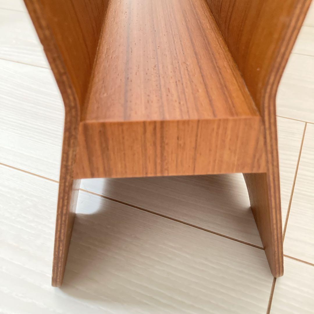 SAITO WOOD サイトーウッド マガジンラック チーク プライウッド 木製