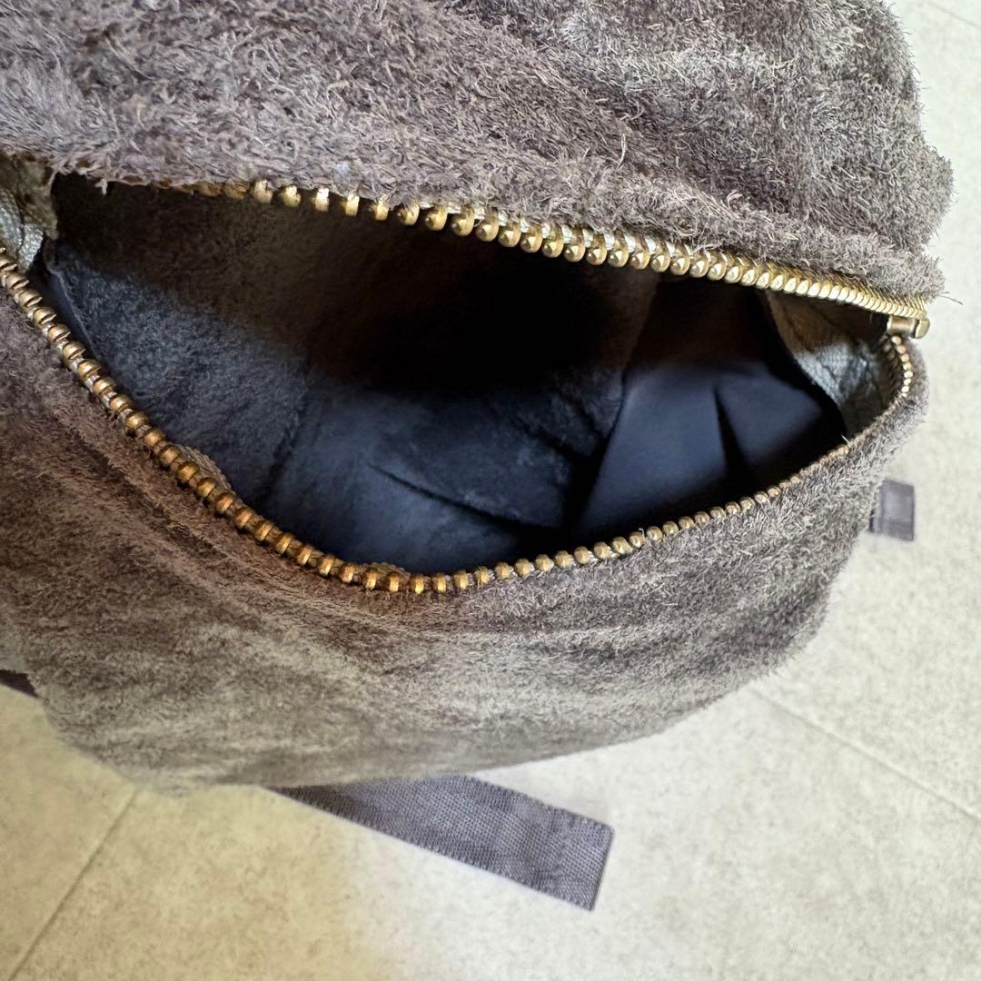 美品 シシ SISII レザー バックパック スウェード 本革 リュック　日本製