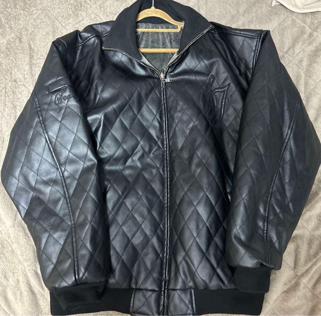 ショーンジョン レザージャケット 取り外し可能フード付き