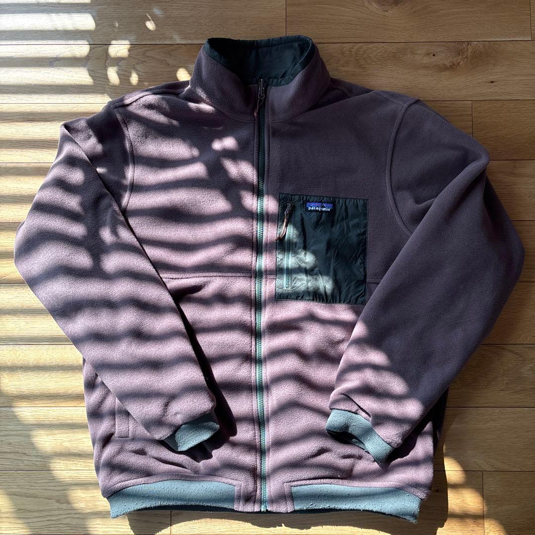 patagonia リバーシブル シェルド マイクロディニ ジャケット L