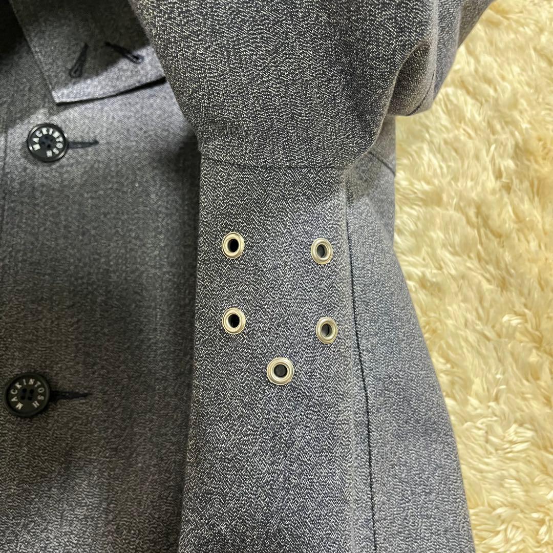 美品 マッキントッシュ × HYKE ゴム引き ライナー ステンカラー コート