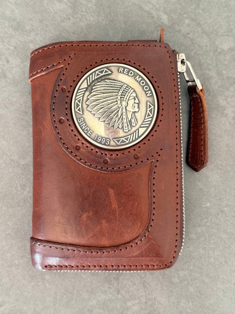 【定価63,000円】レッドムーン　二つ折り財布