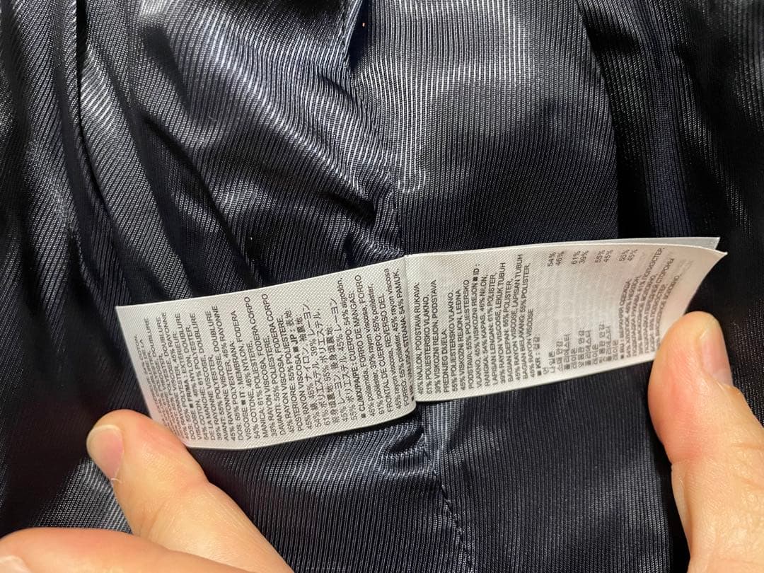 BANANA REPUBLIC ネイビー トレンチコート Lサイズ