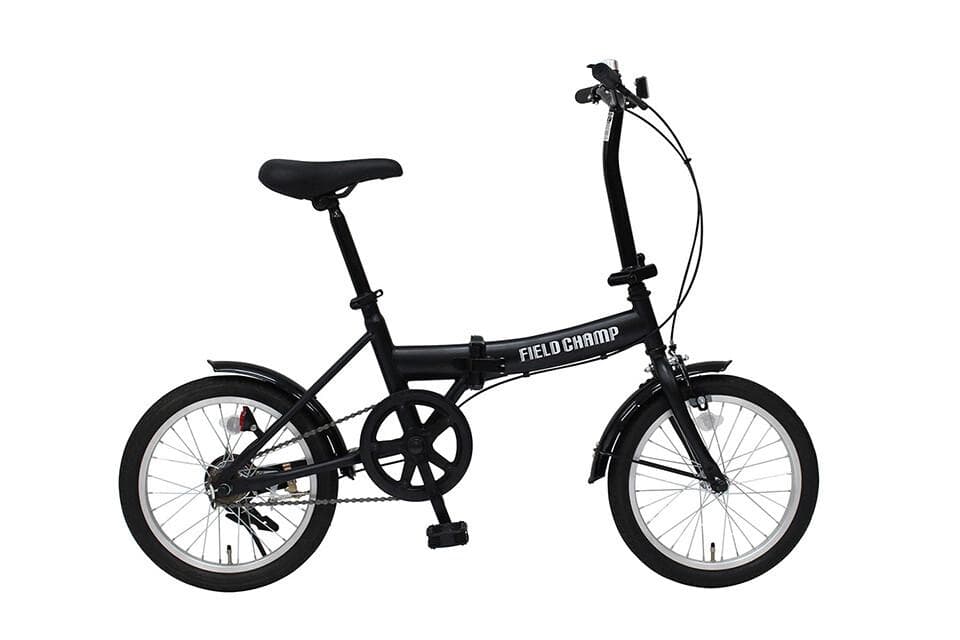★新品★FIELD CHAMP　16インチ 折畳み自転車 BK　ブラック　黒