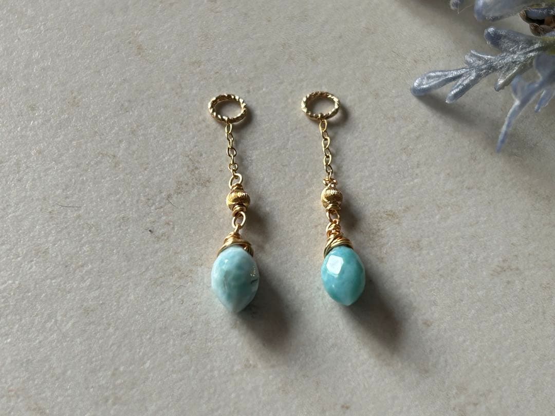 14kgf ラリマー のチャーム