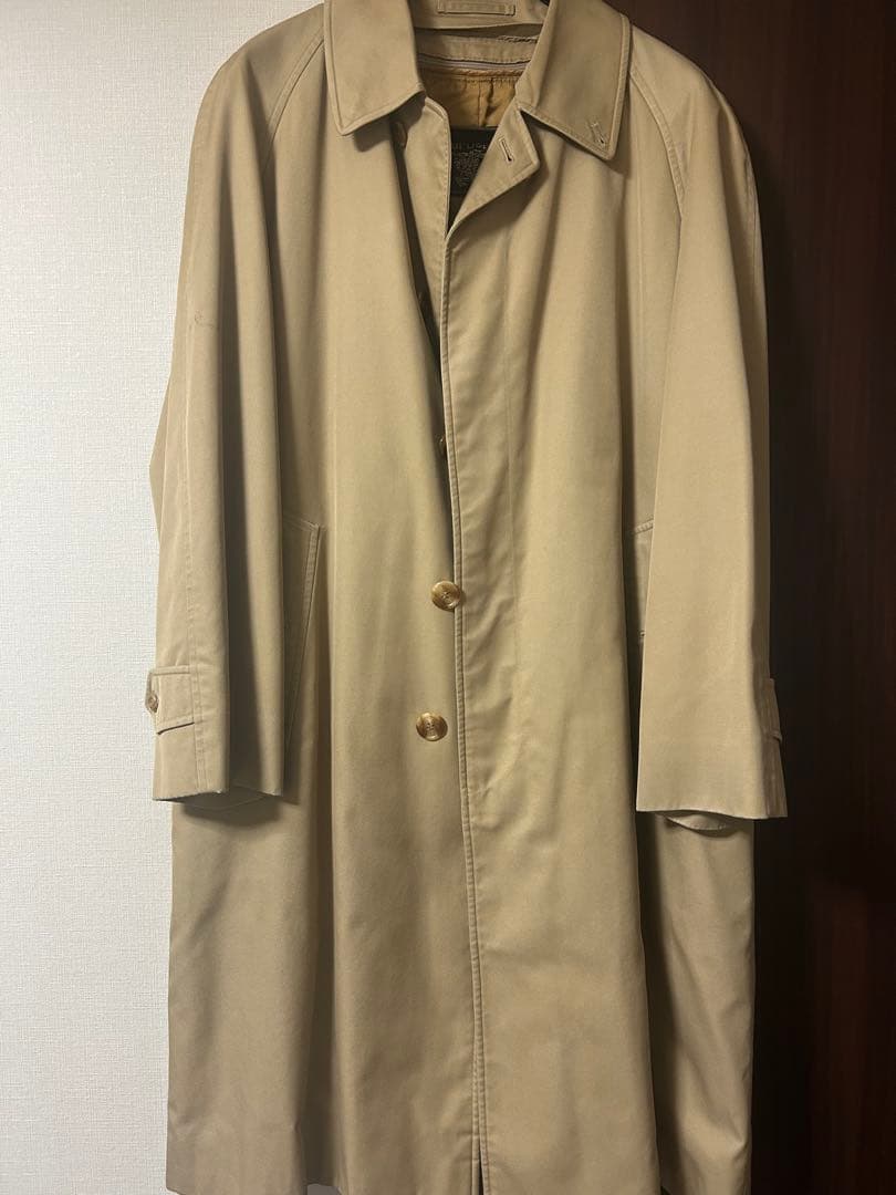 Burberry ベージュ ステンカラーコート　ライナー付き　ヴィンテージ
