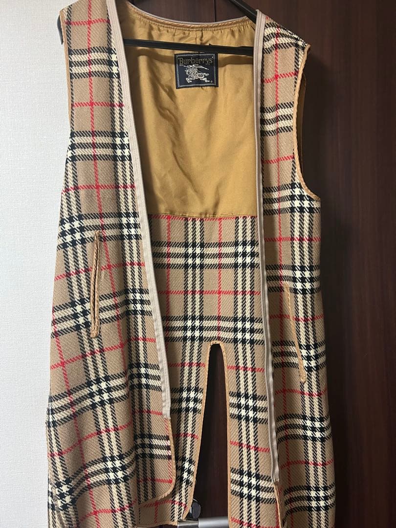 Burberry ベージュ ステンカラーコート　ライナー付き　ヴィンテージ