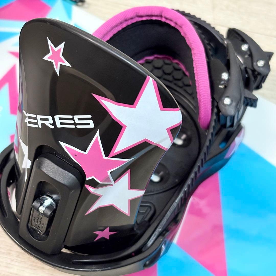 XERES セレス　ジュニアスノーボード　3点セット　リーシュ付