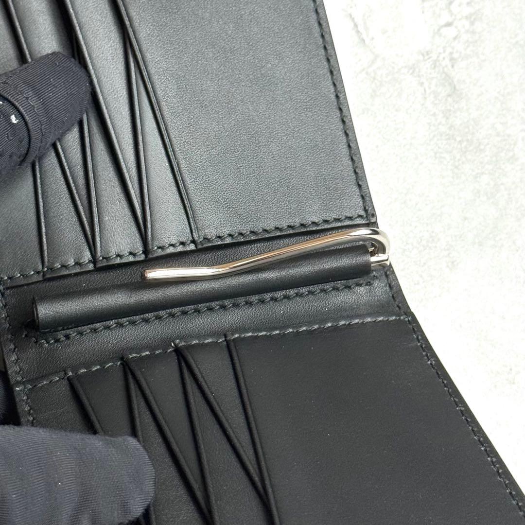 【希少/新品】 GUCCI グッチ / ビーアップリケマネークリップ ブラック