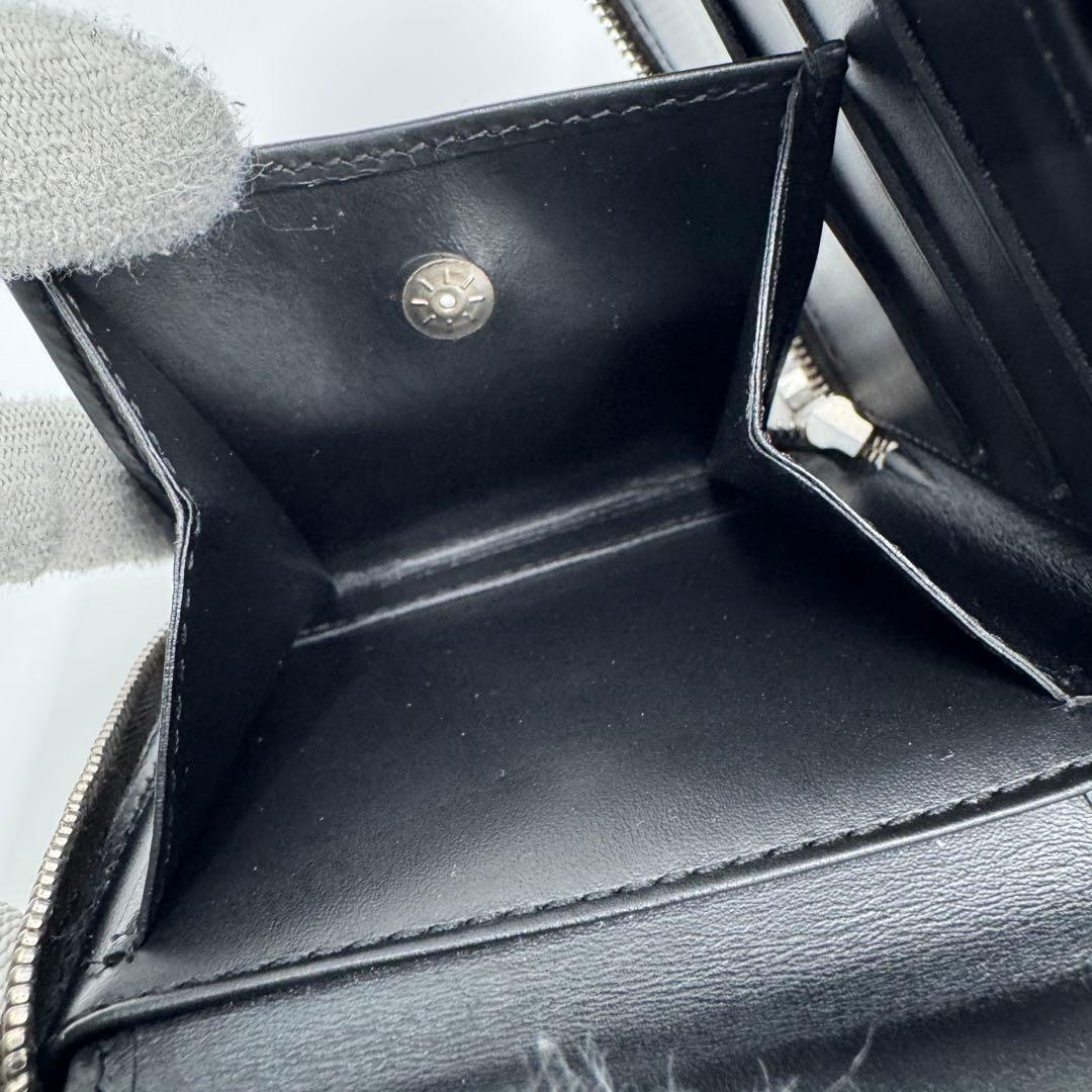 ルイヴィトン モノグラムグラセ ポルトビエ モネ レザー コンパクト財布 濃茶