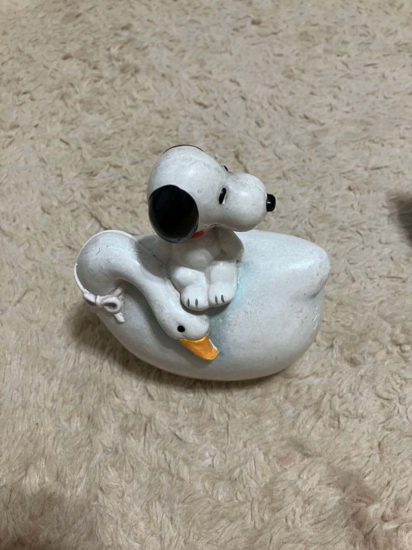 70’sDeterminedスヌーピーアニマルシリーズ貯金箱のセット