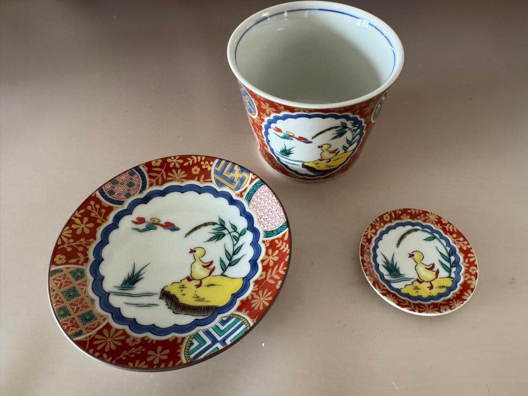 FEILER フェイラー ハイジ 九谷焼 梅菊 庄三 2セット 新品未使用