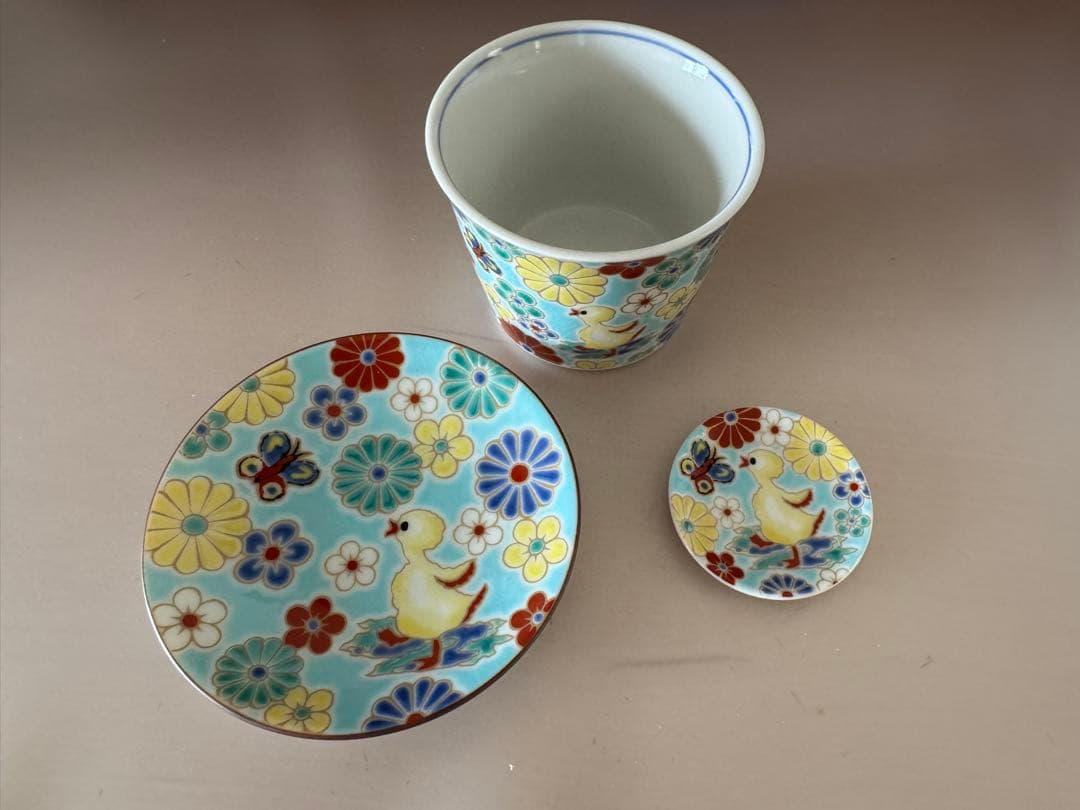 FEILER フェイラー ハイジ 九谷焼 梅菊 庄三 2セット 新品未使用