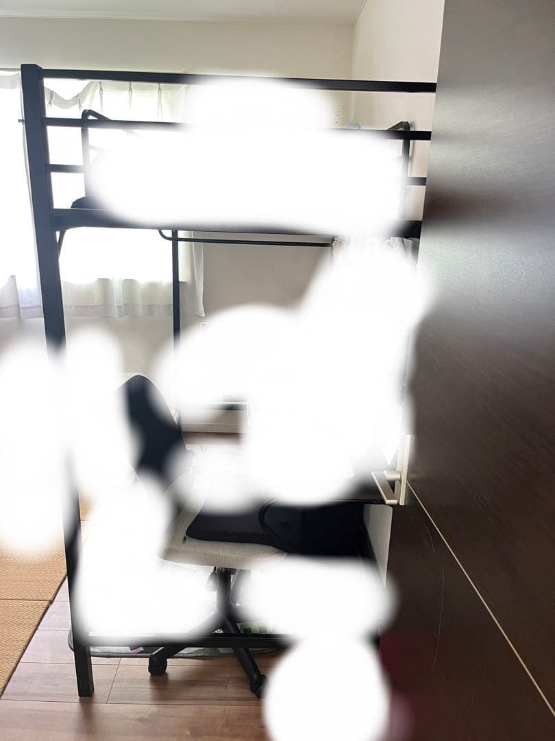 【引取り限定】ロフトベッド デスク付き　週末セール　解体済み