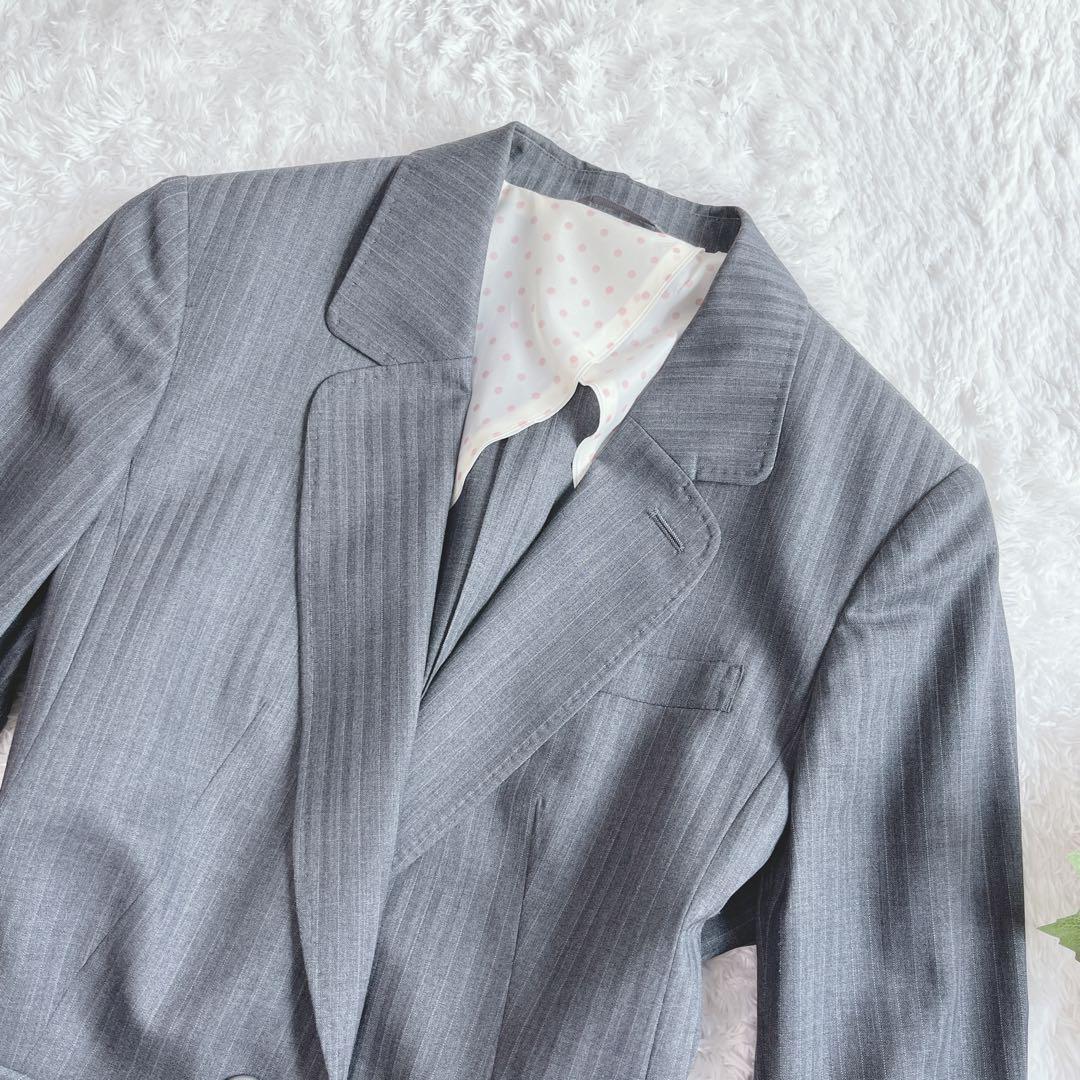 美品✨エヌライン パンツスーツ セットアップ シルク混 大きいサイズ 近年モデル