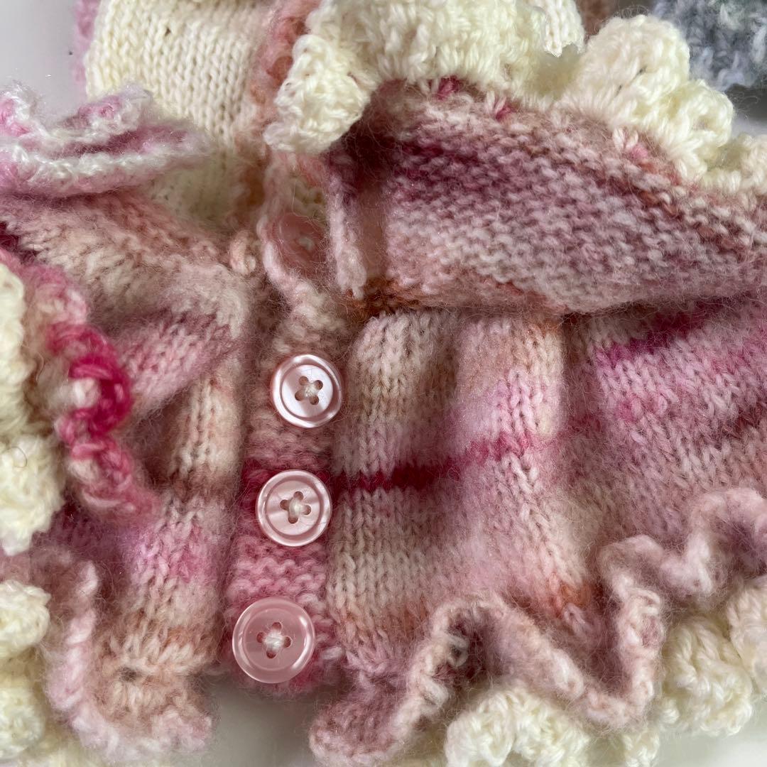 小型犬用手編み服　まいまし