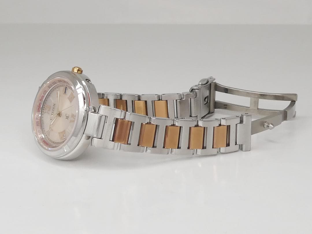 ✴良品稼働品 シチズン xC ハッピーフライト 電波ソーラー チタン 15㎝