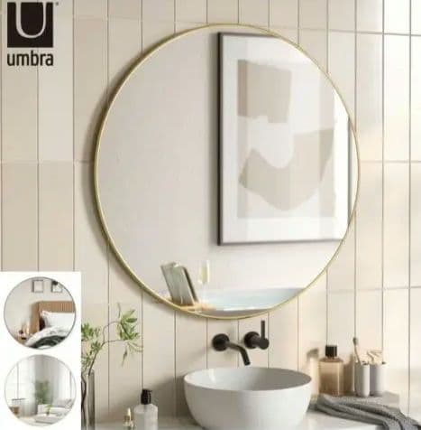 Umbra（アンブラ）壁掛けミラー　86cm×86cm