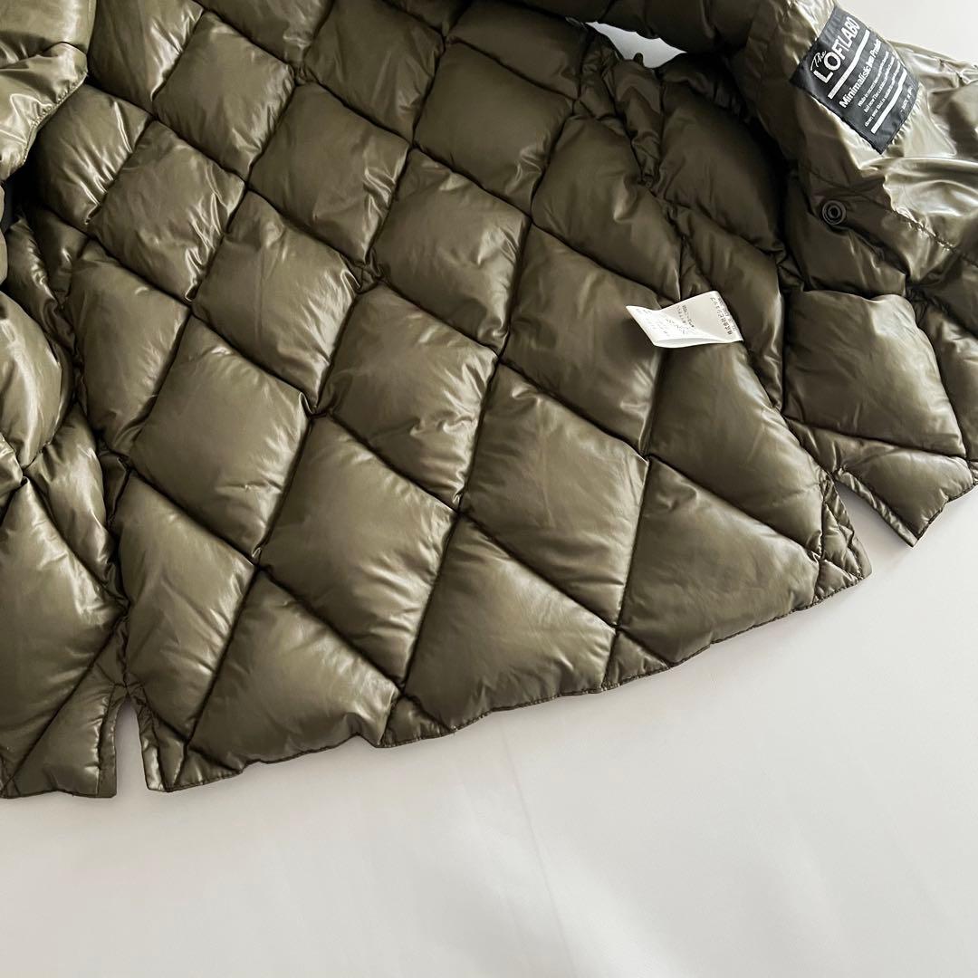 ロフトラボ キルティングダウンベスト オリーブ XS⭐︎タグ付き未使用品