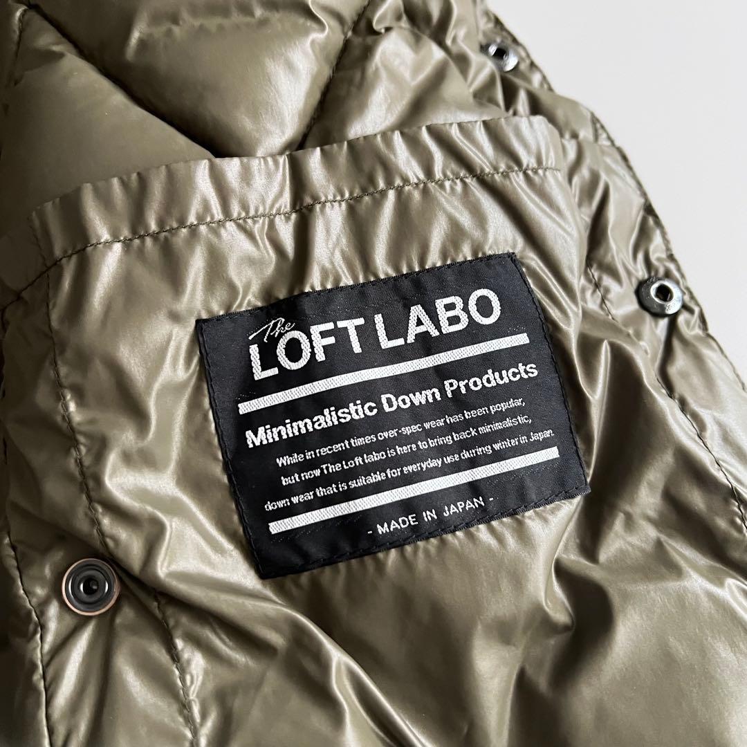 ロフトラボ キルティングダウンベスト オリーブ XS⭐︎タグ付き未使用品