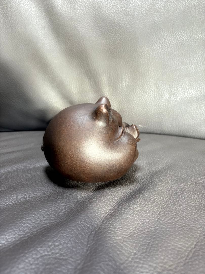 ブタ豚　置物　鈴