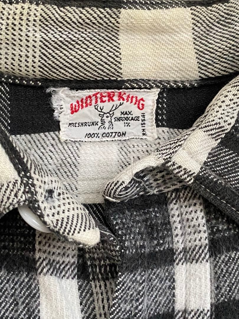 ★スペシャルヴィンテージ 60sWINTERKING ネルシャツ マチネル