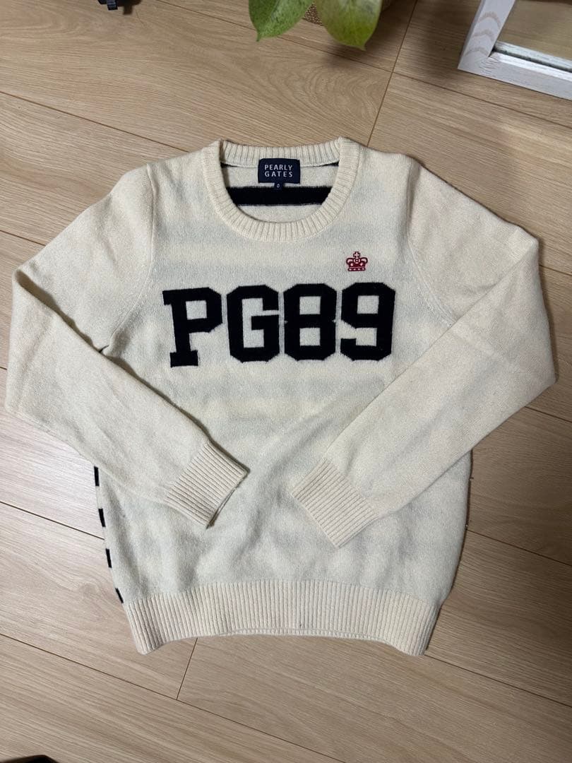 パーリーゲイツ　カシミア混ニット