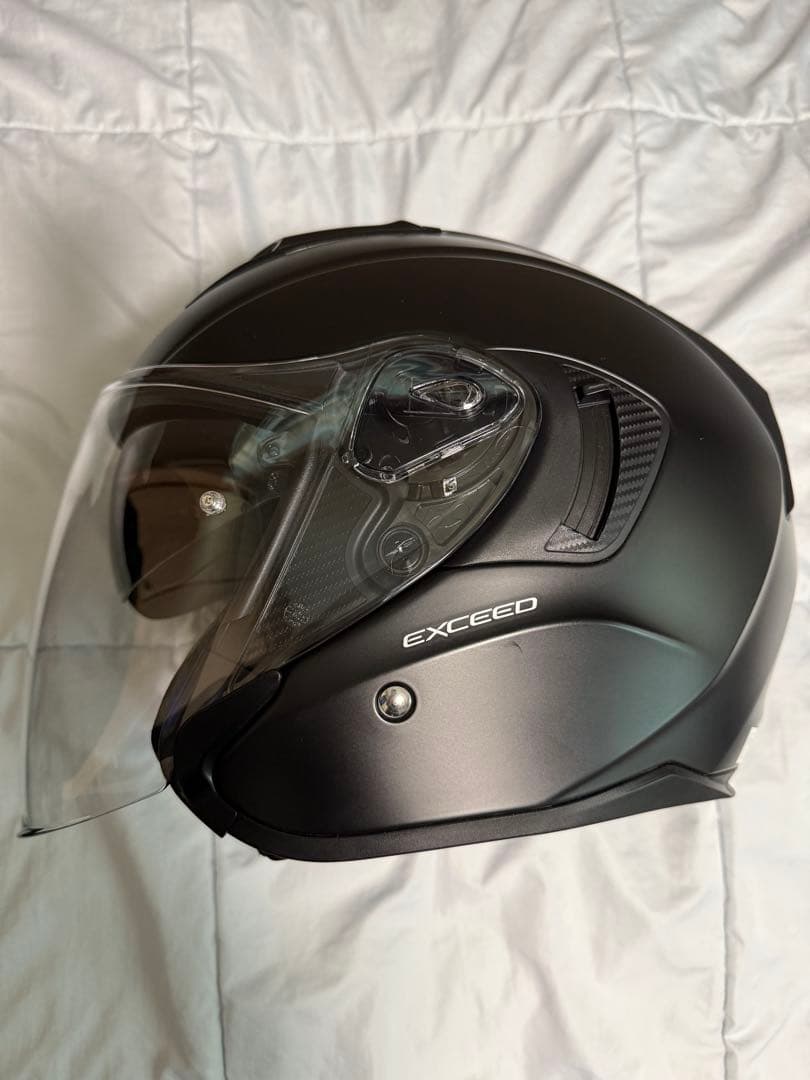 Kabuto EXCEED ジェットヘルメット フラットブラック　サイズL