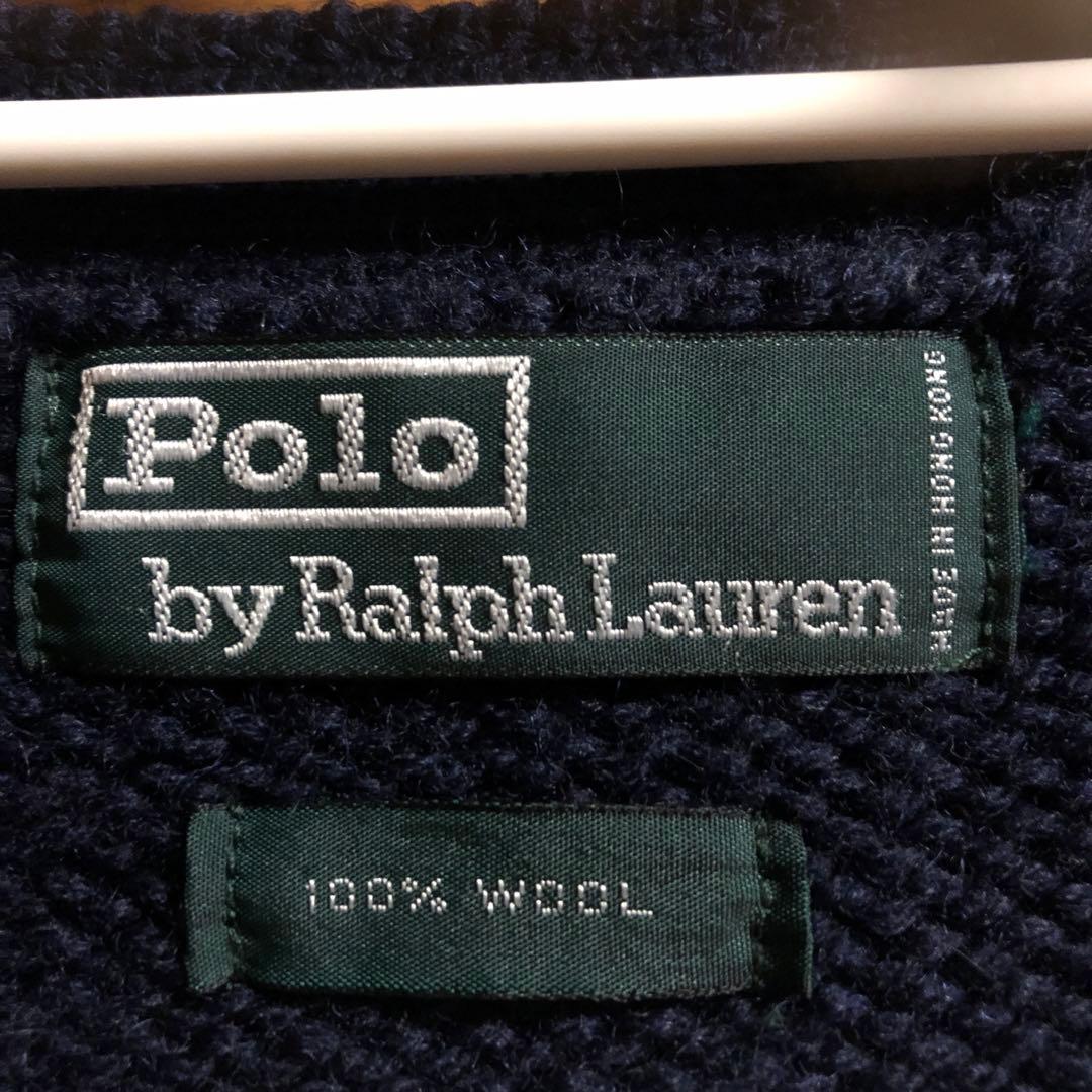 く*け様 80s Polo by Ralph Lauren ネイビー レタードカ