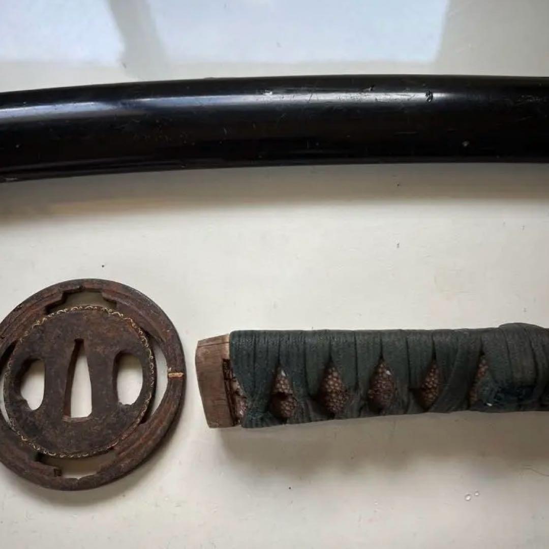 鍔（つば）出羽秋田住　正阿弥傳七 柄、（つか） 鞘（さや）