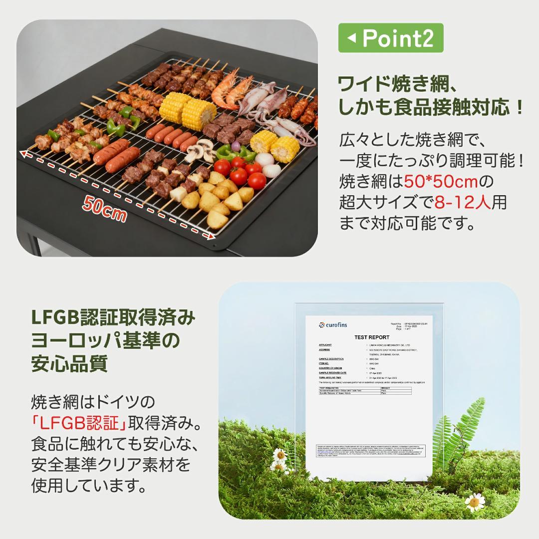 超人気！屋外 BBQコンロ ファイヤーピット 焚き火台 Black