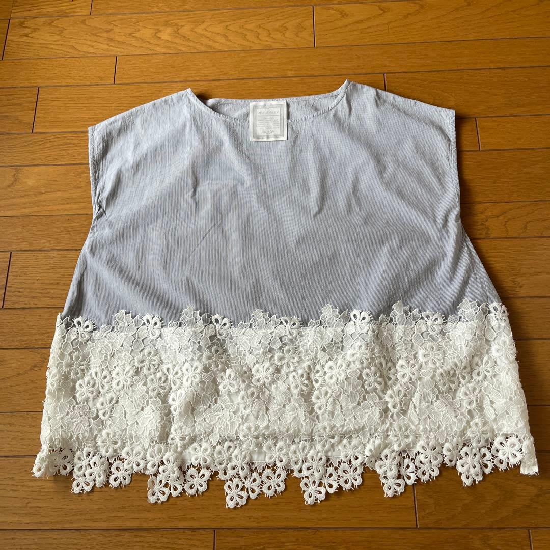 BEARDSLEY 半袖裾レース